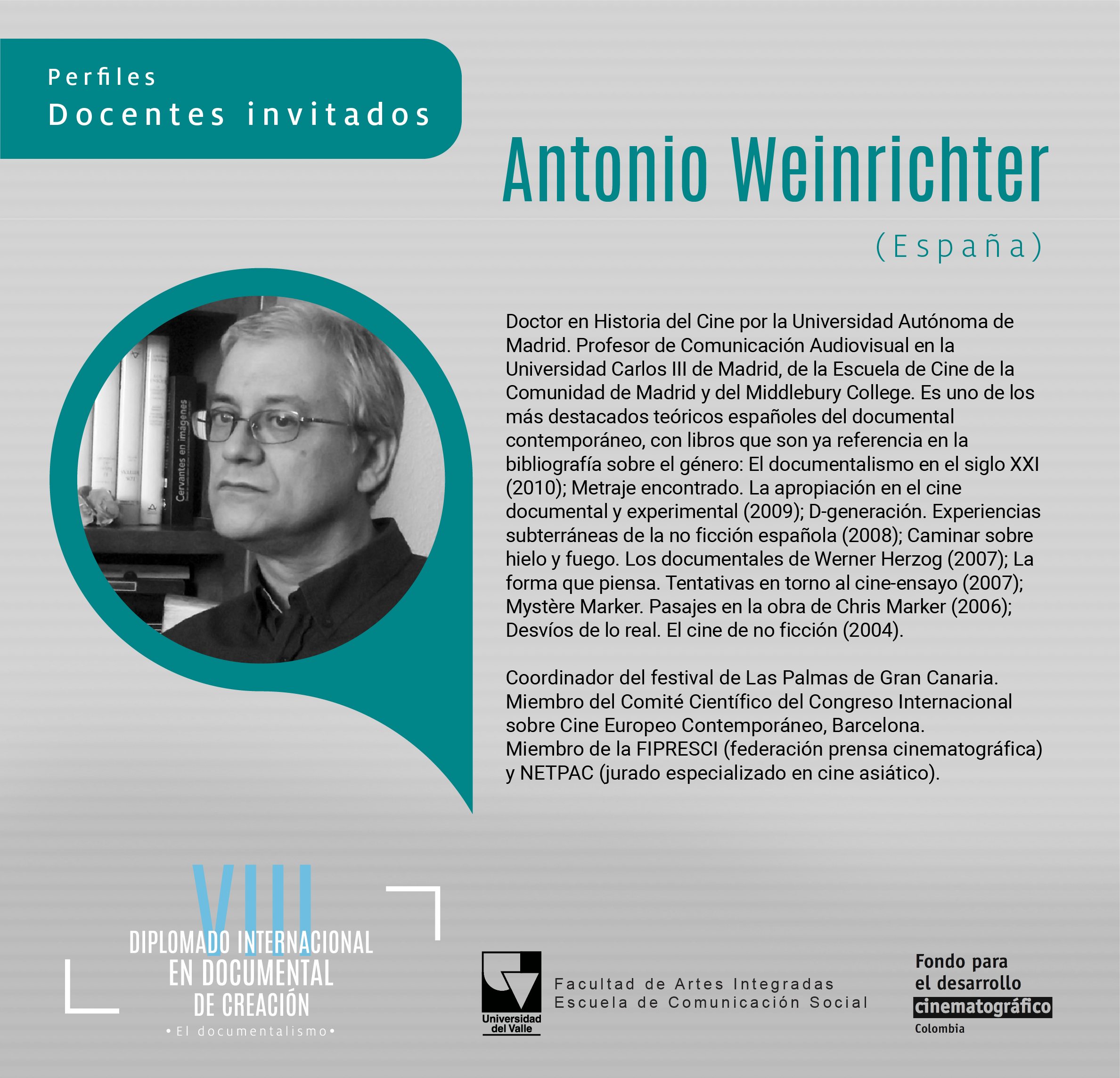 Perfil de Antonio Weinrichter